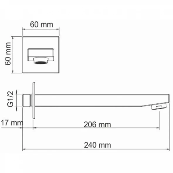 Смеситель для раковины WasserKRAFT Sauer A71573 встраиваемый, Золото