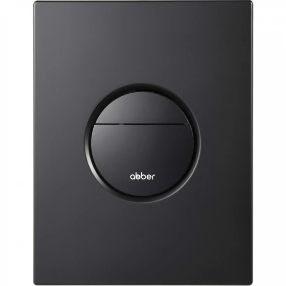 Кнопка смыва Abber AC0126MB для инсталляции, черный матовый