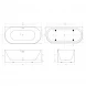 Акриловая ванна 170x79 см BelBagno BB412-1700-800