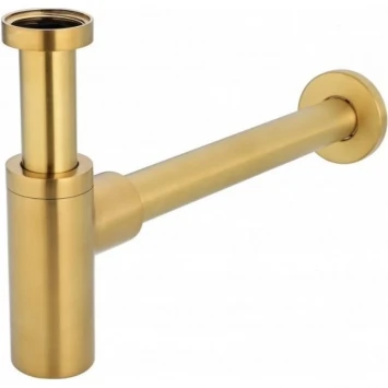 Сифон для раковины Grocenberg GB210GL 1 1/4"-32, золотой брашированный