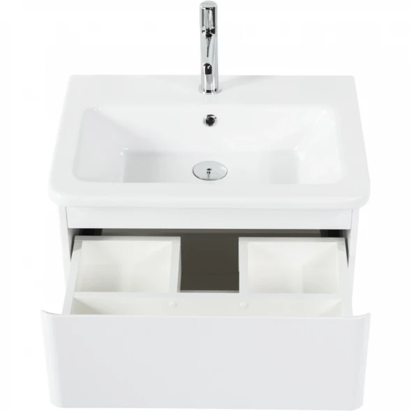 Тумба Bianco Lucido 57 см BelBagno Albano ALBANO-CER-600-2C-SO-BL