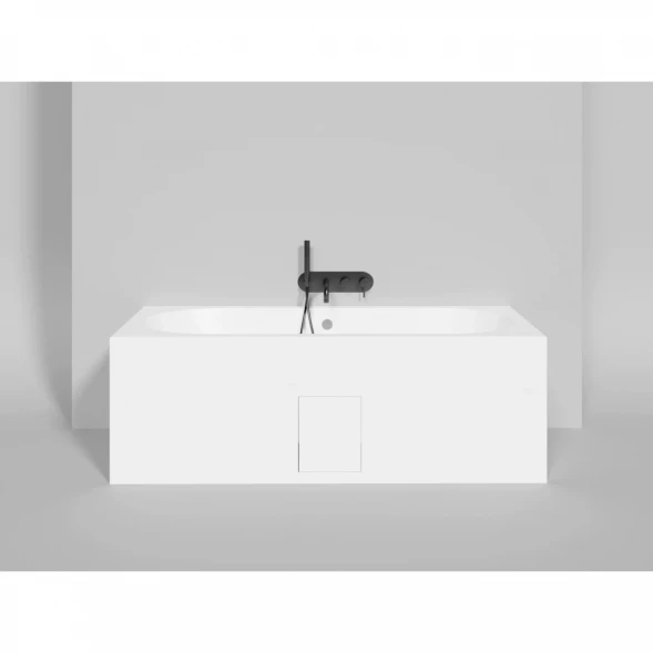 Ванна из литьевого мрамора Salini S-Stone Ornella Axis 103423M 170,5x75,5 см, белый матовый
