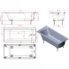 Ванна из литьевого мрамора Astra-Form Нью-Форм Solid Surface 01010062 180x80 см, белый матовый