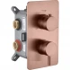 Смеситель для ванны Boheme Cell 135-3-CB встраиваемый, медь матовая