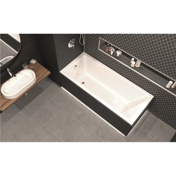 Акриловая ванна 169,5x75 см Whitecross Wave Slim 0111.170075.100
