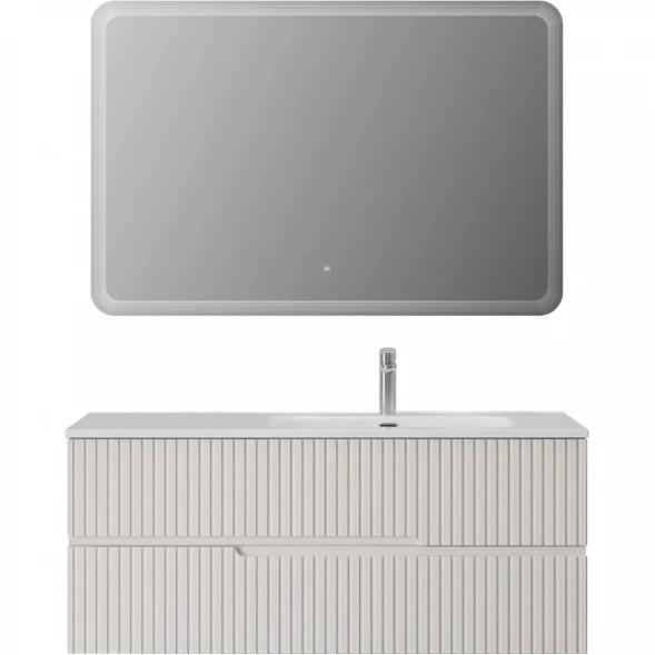 Тумба под раковину Cezares Duet DUET-N-1200-2C-SO-BL-R 120 см R, подвесная, Bianco Lucido