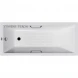 Ванна чугунная Vinsent Veron Square VSQ1407045H/VH0012CH-AS 140x70 см, с ручками, антискользящим покрытием, белый