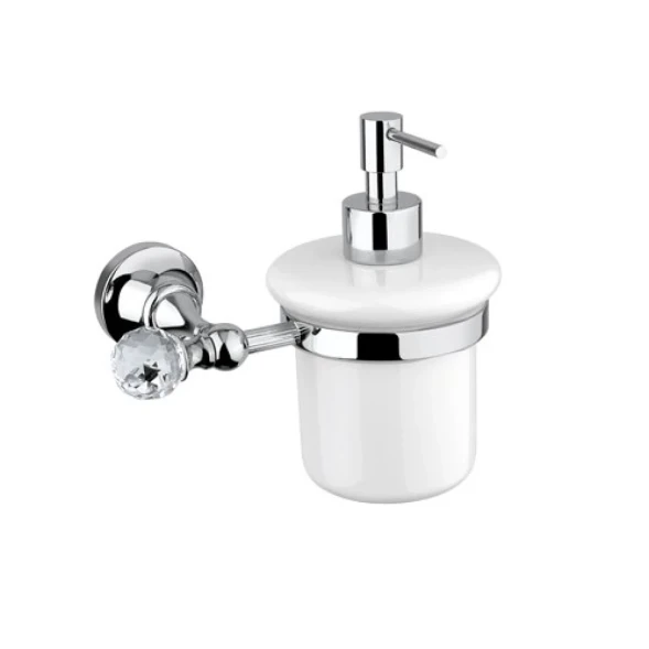 Дозатор для мыла подвесной хром, swarovski Cezares Olimp OLIMP-SOI-01-Sw