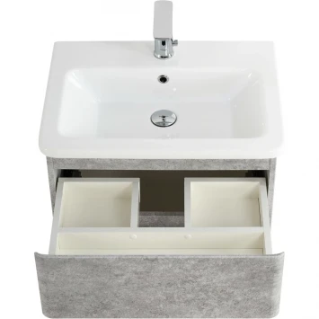 Тумба Cemento Verona Grigio 57 см BelBagno Albano ALBANO-CER-600-2C-SO-CVG