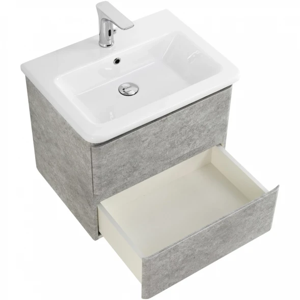 Тумба Cemento Verona Grigio 57 см BelBagno Albano ALBANO-CER-600-2C-SO-CVG