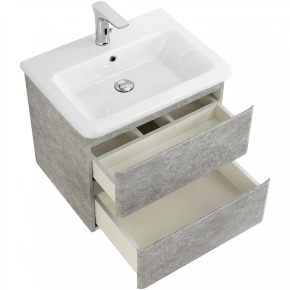 Тумба Cemento Verona Grigio 57 см BelBagno Albano ALBANO-CER-600-2C-SO-CVG