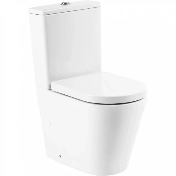 Чаша напольного безободкового унитаза BelBagno Flay-R BB2149CPR