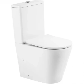Чаша напольного безободкового унитаза BelBagno Flay-R BB2149CPR