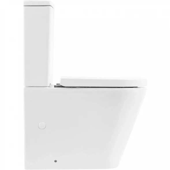 Чаша напольного безободкового унитаза BelBagno Flay-R BB2149CPR
