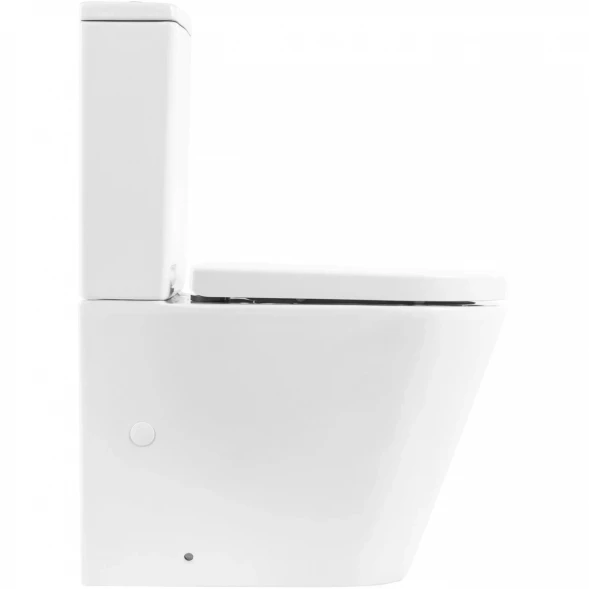 Чаша напольного безободкового унитаза BelBagno Flay-R BB2149CPR