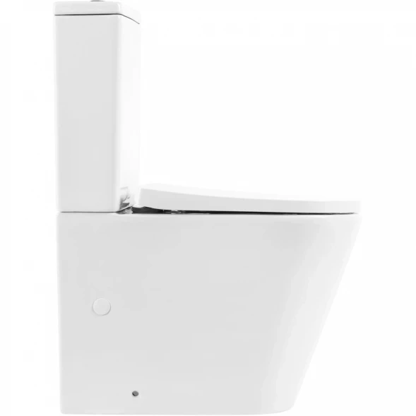 Чаша напольного безободкового унитаза BelBagno Flay-R BB2149CPR