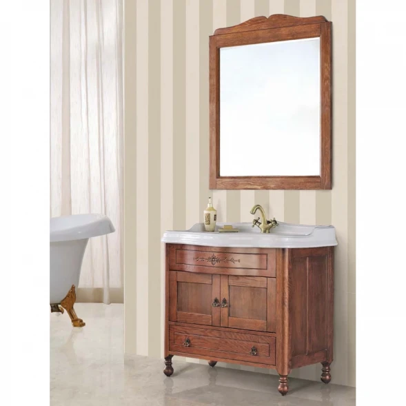 Зеркало 86x102 см вишня BelBagno Novanta BB01S/ACA