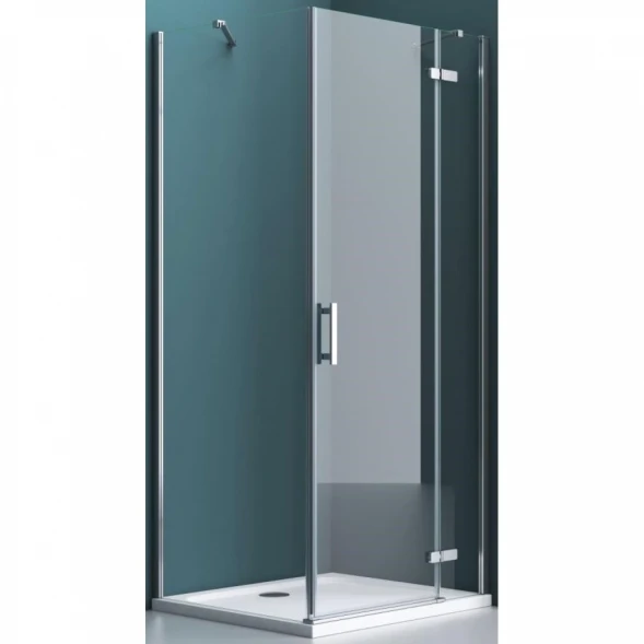 Душевой уголок 120x80 см BelBagno Kraft KRAFT-AH-12-120/80-C-Cr-R прозрачное