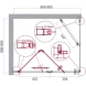 Душевой уголок 90x90 см BelBagno Albano ALBANO-AS-1-90-C-Cr прозрачное