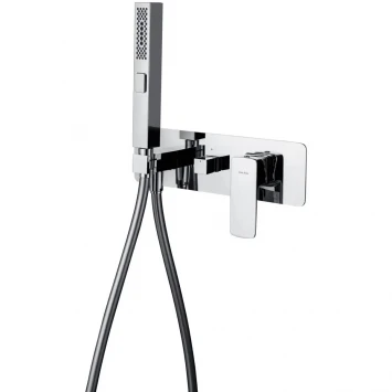 Смеситель для ванны Allen Brau Infinity 5.21007-00 встраиваемый, с душевым гарнитуром, хром