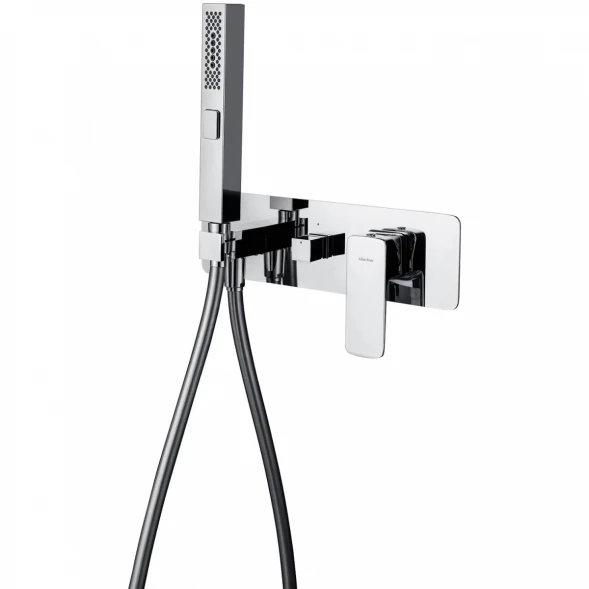 Смеситель для ванны Allen Brau Infinity 5.21007-00 встраиваемый, с душевым гарнитуром, хром