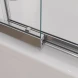 Шторка на ванну Cezares Slider SLIDER-VF-11-90/150-C-Cr 89 см, профиль хром, стекло прозрачное