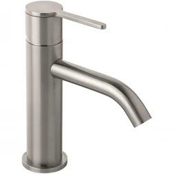 Смеситель для раковины Emmevi Filoinox 85003/IN с донным клапаном, нержавеющая сталь