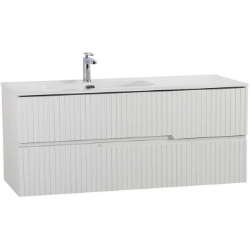 Тумба под раковину Cezares Duet DUET-N-1200-2C-SO-BL-L 120 см L, подвесная, Bianco Lucido