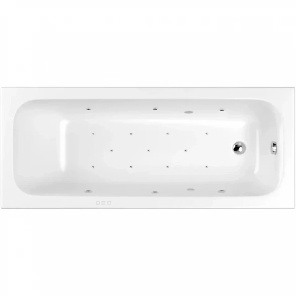 Акриловая ванна Whitecross Vibe 0105.180075.100.RELAX.CR 179,5x75 см, с гидромассажем, белый