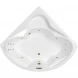 Акриловая ванна Whitecross Konsul 0110.150150.100.SMART.BR 149,5x149,5 см, с гидромассажем, угловая, белый