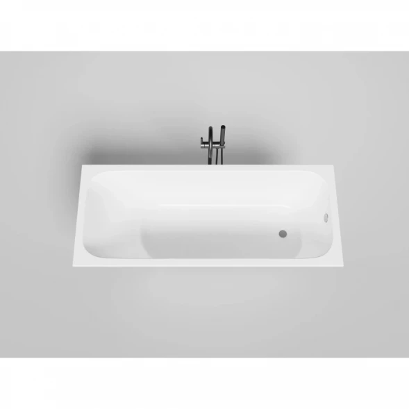 Ванна из литьевого мрамора Salini S-Stone Orlanda 102027M 170,4x75 см, белый матовый