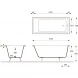Ванна чугунная Delice Level DLR230618 140x70 см, белый