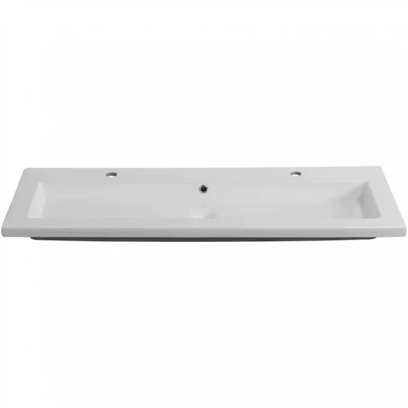 Раковина Cezares CZR-8070-120-1-2 121x46 см, накладная, белый