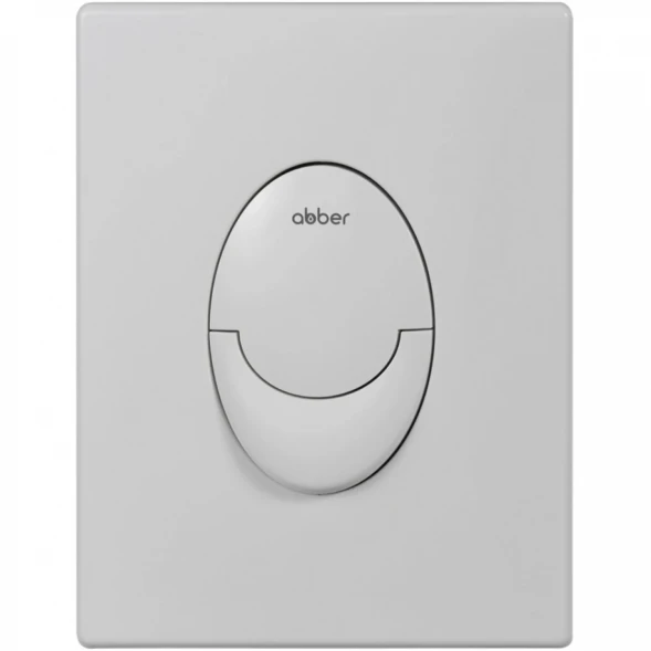 Кнопка смыва Abber AC0125MW для инсталляции, белый матовый