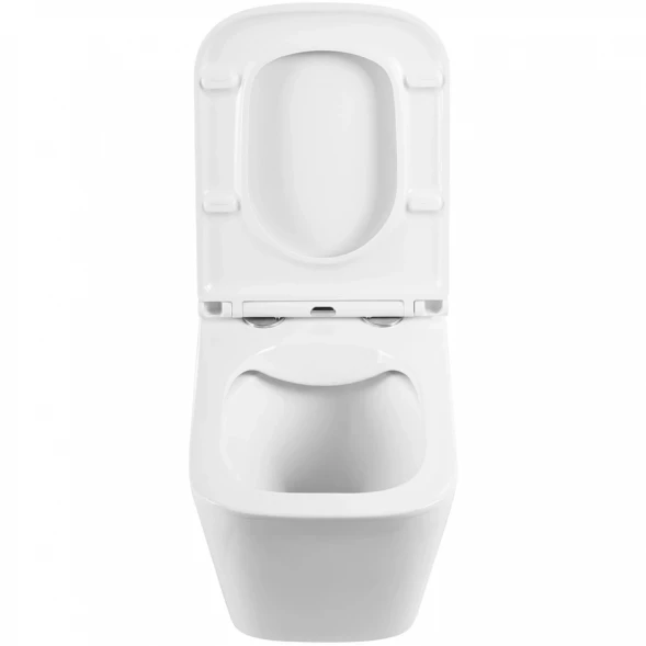 Унитаз подвесной BelBagno Ardente-R BB520CHR/SC безободковый, с сиденьем микролифт, белый