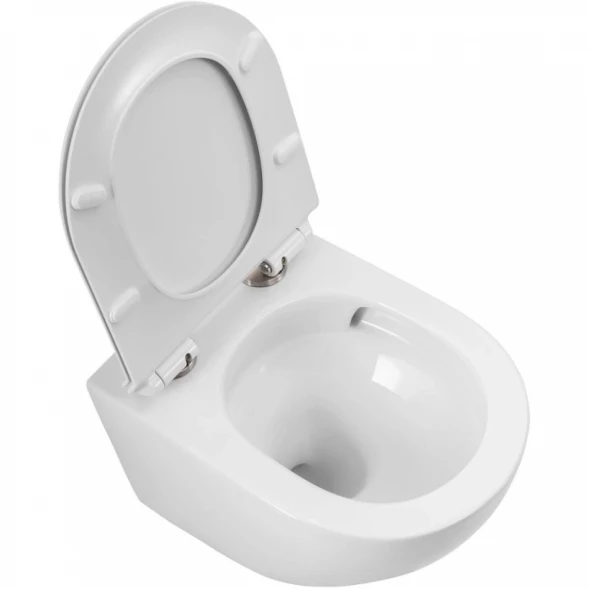 Унитаз подвесной BelBagno Sfera-R BB046CH-TOR безободковый, торнадо, белый
