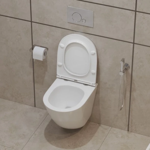 Унитаз подвесной BelBagno Sfera-R BB046CH-TOR безободковый, торнадо, белый