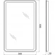 Зеркало 50x80 см BelBagno Marino SPC-MAR-500-800-LED-BTN