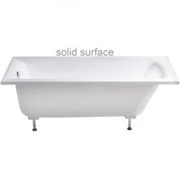 Ванна из литьевого мрамора Astra-Form Нью-Форм Solid Surface 01010059 170x70 см, белый матовый