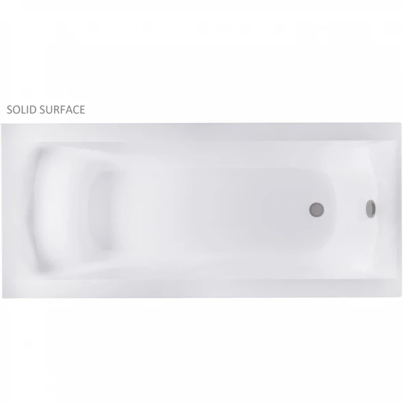 Ванна из литьевого мрамора Astra-Form Нью-Форм Solid Surface 01010059 170x70 см, белый матовый