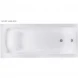 Ванна из литьевого мрамора Astra-Form Нью-Форм Solid Surface 01010059 170x70 см, белый матовый
