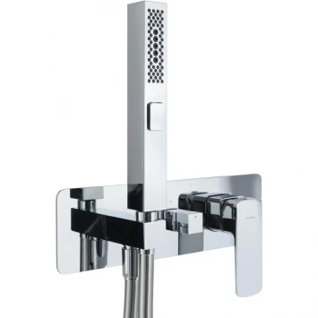 Смеситель для ванны Allen Brau Infinity 5.21011-00 встраиваемый, с душевым гарнитуром, хром