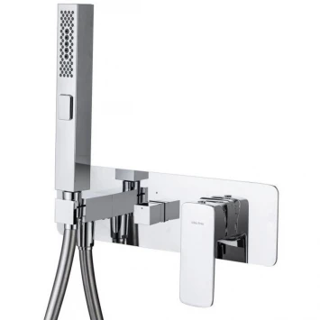 Смеситель для ванны Allen Brau Infinity 5.21011-00 встраиваемый, с душевым гарнитуром, хром