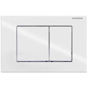 Кнопка смыва Charus Minimalista FP.310.11.01 белый глянцевый