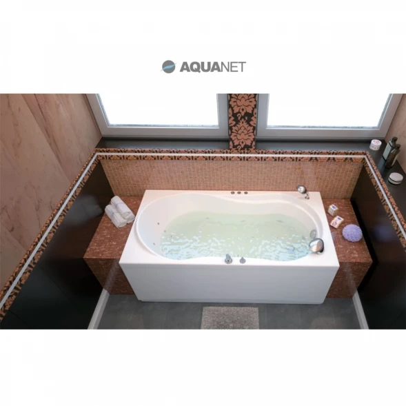 Акриловая ванна 169,4x73,9 см Aquanet Corsica 00205480