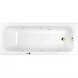 Акриловая ванна Whitecross Vibe 0105.180075.100.SOFT.BR 179,5x75 см, с гидромассажем, белый