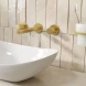 Смеситель для раковины WasserKRAFT Schunter 8245 встраиваемый, Золото матовый