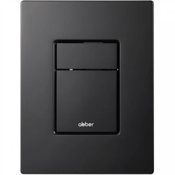 Кнопка смыва Abber AC0123MB для инсталляции, черный матовый