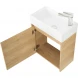 Тумба Rovere Rovere Nebrasca Nature 49,4 см BelBagno Kraft KRAFT MINI-500/260-1A-SO-RNN-L