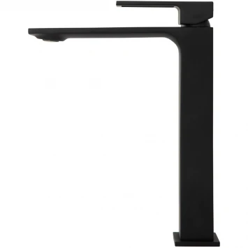 Смеситель для раковины BelBagno Luce LUC-LMC-NERO-W0 без донного клапана, черный матовый